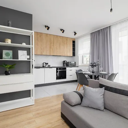 דירה Elegant In Cracow With Balcony, Parking And Desk By Renters קרקוב